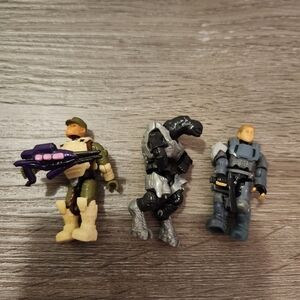 Mega Construx Halo Figures Lot of 3